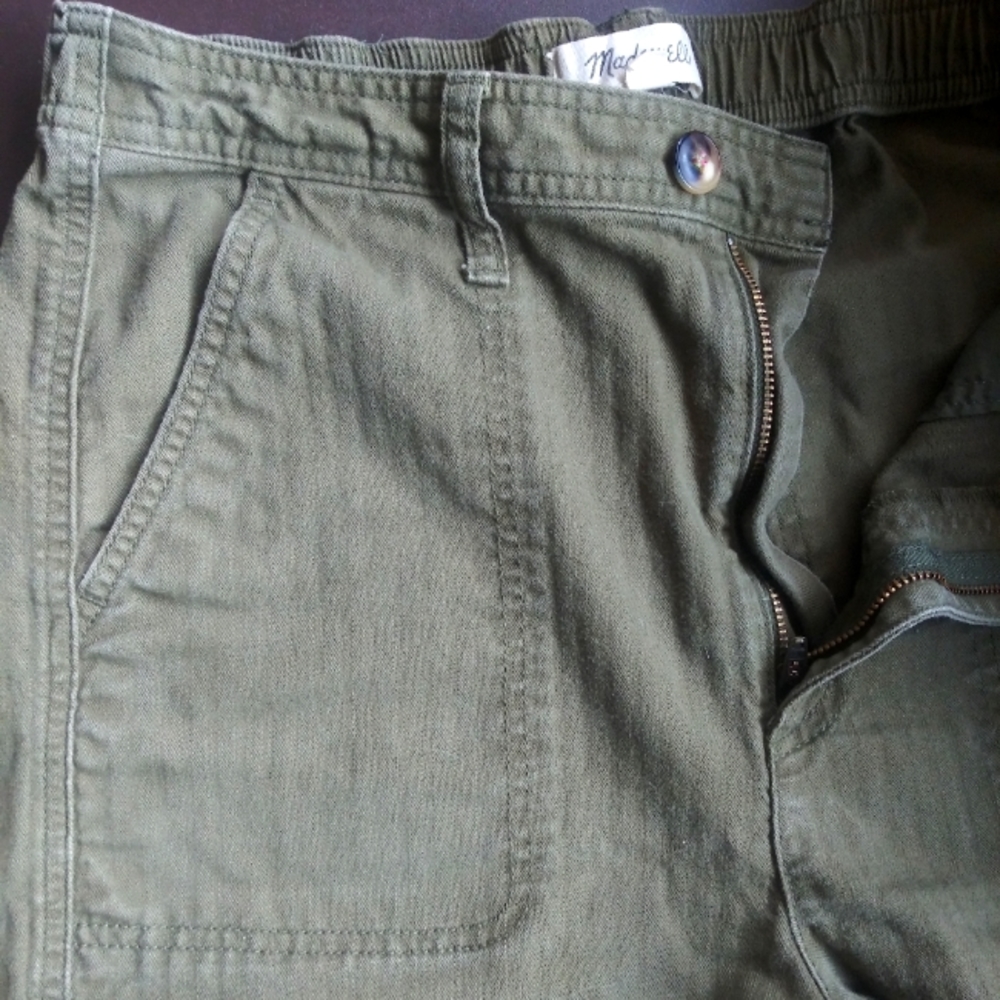 Madewell cropped high waisted pants